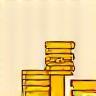 Stack of coins icon representing saving money